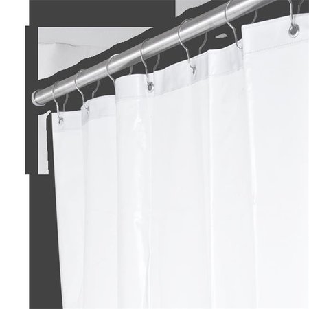 AJW AJW UX250P-6072 60 In. W X 72 In. H Shower Curtain - Anti-Bacterial Fabric UX250P-6072